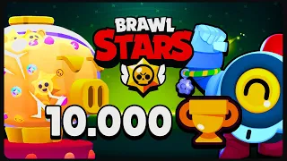 AM AJUNS LA 10.000 TROFEE | MEGA PIG | NOU BROWLER FAVORIT | Brawl Stras