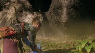 Awakening Sköll and Hati in God of War Ragnarok