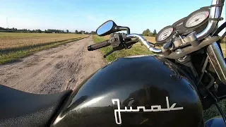 Poprawa osiągów motocykla Junak 121. Gaźnik Moretti PZ27 i lusterka