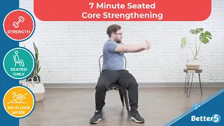 7 Minute Seated Core Strengthening Day 1
