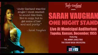 SARAH VAUGHAN Gettin' Sassy In Topeka Live @ Municipal Auditorium December 1955 Complete Set