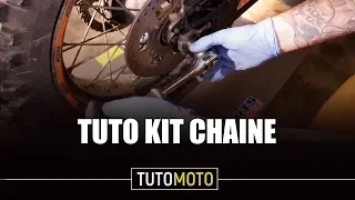 changer kit chaîne moto et réglages