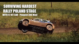Surviving Hardest Rally Poland Stage with Peugeot 306 Maxi | DiRT Rally 2.0