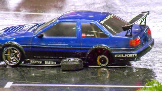 MEGA RC DRIFT CARS IN ACTION!! RC FORD MUSTANG, RC CAR LOSES ITS TIRE, REMOTE CONTROL DRIFT