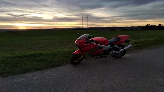 Autumn Ride Honda VTR Fire Storm 1000F,   V TWIN RUMBLE