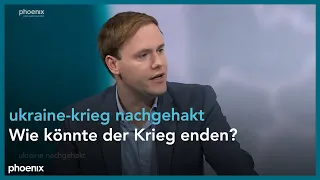 ukraine-krieg nachgehakt:  "Wie könnte der Krieg enden?"