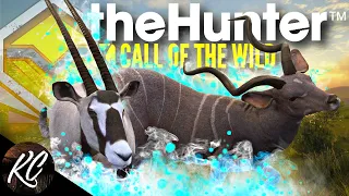 GIANTS of the Savanna! Massive Diamond Gemsbok and Huge Kudu | theHunter Call of the Wild