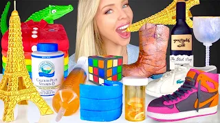 ASMR Candy Face Mask, Wine Bottle Cake, Cowboy Cake, Jelly Syringe Shooter, Is It Cake Mukbang 먹방