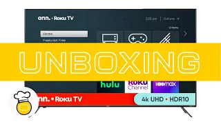 Onn Roku TV 55 Inch 4k Unboxing