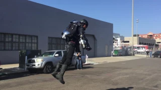 Inventor Richard Browning Flies His Iron Man Style Flight Suit at Comic-Con