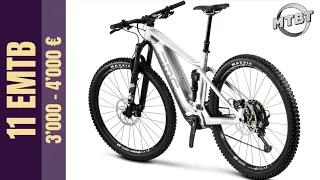 11 EBIKE eMTB comparison - Budget from 3000 to 4000 Euro | MTBT