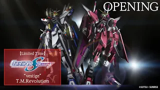 "vestige" T.M.Revolution/GUNDAM SEED DESTINY HD REMASTER Textless version of OP