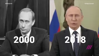 Тексты пишут Путину 2000 - 2018 год