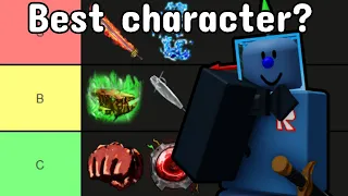 The Strongest Battlegrounds CHARACTERS Tier LIST┃TSBG┃