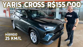 EXCLUSIVO YARIS CROSS HEV 2024 - Híbrido Que Faz 25 km/l