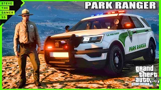 GTA 5 Lspdfr| New 0.4.8 Park Ranger Patrol| GTA 5 Lspdfr Mod| 4K