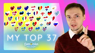 MY TOP 37 of Eurovision 2024 (with comments)