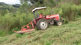 roçando com trator