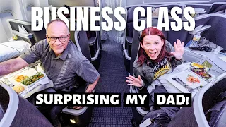 Business Class Surprise UPGRADE // Flying to Europe 2022