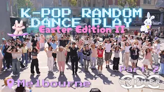 [KPOP IN PUBLIC] K-POP RANDOM DANCE PLAY EASTER EDITION II [Part 2] | Melbourne, Australia