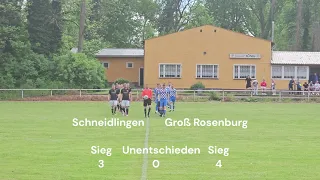SG Schneidlingen/Cochstedt-SV R/W Groß Rosenburg  25.Spieltag