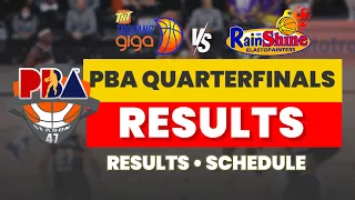 PBA TNT VS RAIN OR SHINE | PBA PHILIPPINE CUP 2024 | PBA QUARTERFINALS | PBA UPDATES