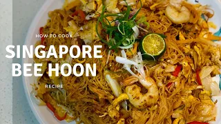 Singapore Fried Bee Hoon Recipe (Penang-Style)