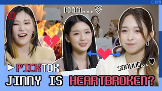 [SECRET NUMBER] Jinny's one-sided love for Dita..? I Choose & Tell I PICKTOK 👉