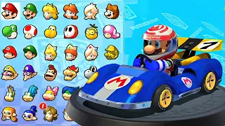 Mario Kart 8 Deluxe - Mario Racing Drivers Blue Seven in The Moon Cup | The Best Racing Game