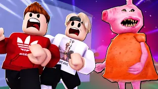 ENTKOMME DEM HUNGRIGEN SCHWEIN in ROBLOX!