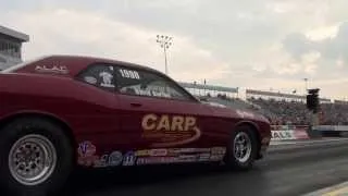 426 Hemi Challenger burnout & 9 sec 1/4 mile