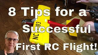 8 Tips for a Successful First RC Airplane Flight