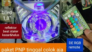 reflektor beat fi 2013-2014-2015-2016 Biled 1,8" non leveling sinar otomotif