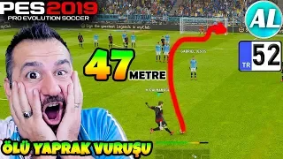 47 METRE ÖLÜ YAPRAK VURUŞU FRİKİK GOLÜ! YOK BÖYLE GOL! | PES 2019 TANTUNİSPOR ANALİG #52