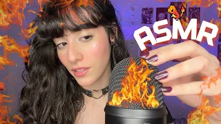 ASMR ARRANHANDO o MICROFONE com SONS DE BOCA 👄