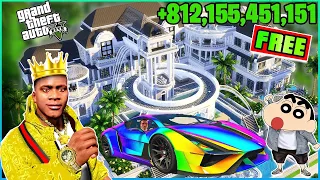 FRANKLIN And SHINCHAN BECOME BILLONAIR !! Collecting RGB Super CAR IN GTA5 ll Amaan Ansari