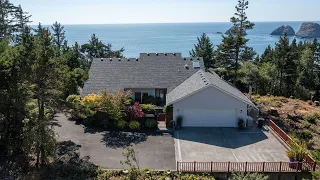 Single level ocean view home on the Oregon coast