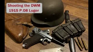 Shooting the 1915 DWM P.O8 Luger
