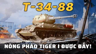 T-34-88: Xe tăng Liên Xô trang bị nòng pháo Tiger 1 | World of Tanks Console