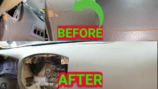 How To Restore a Cracked Dashboard | dashboard repair on toyota prado, land cruiser