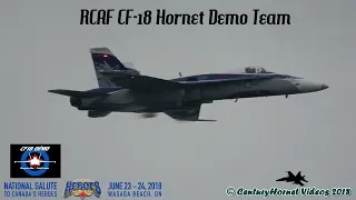 Heroes Festival Airshow 2018- RCAF CF-18 Hornet Demo Team