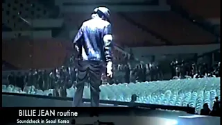 Michael Jackson — Billie Jean — live Seoul (24.06.1999) Rehearsal