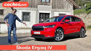 Skoda ENYAQ iV | Primera prueba / Review en español | SUV Eléctrico | coches.net