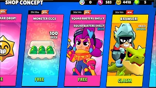 😛YEEEEEES! NEW GIFTS FROM SUPERCELL IS HERE!?!✅😁 LUCKY MONSTER EGGS OPENING🤚 | Brawl Stars