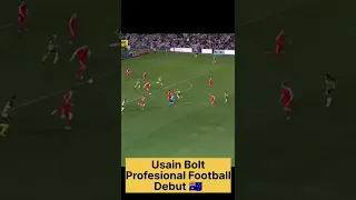 Usain Bolt Football Debut