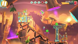 Angry Birds 2 PC Daily Challenge 4-5-6 rooms for extra Bomb card, Sat April 10, 2021