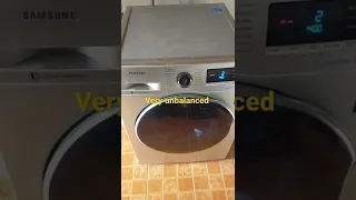 unbalanced washing machine shaking and vibrating when spinning