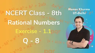 Class 8 Chapter 1 Ex 1.1 Q 8 Rational Numbers Maths NCERT CBSE