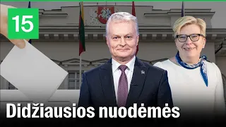 Kandidatų nuodėmės: I.Šimonytės karštakošiški grasinimai ir G.Nausėdos nenuoseklus blaškymasis