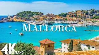 FLYING OVER MALLORCA (4K UHD) - Relaxing Music Along With Beautiful Nature Videos - 4K Video HD